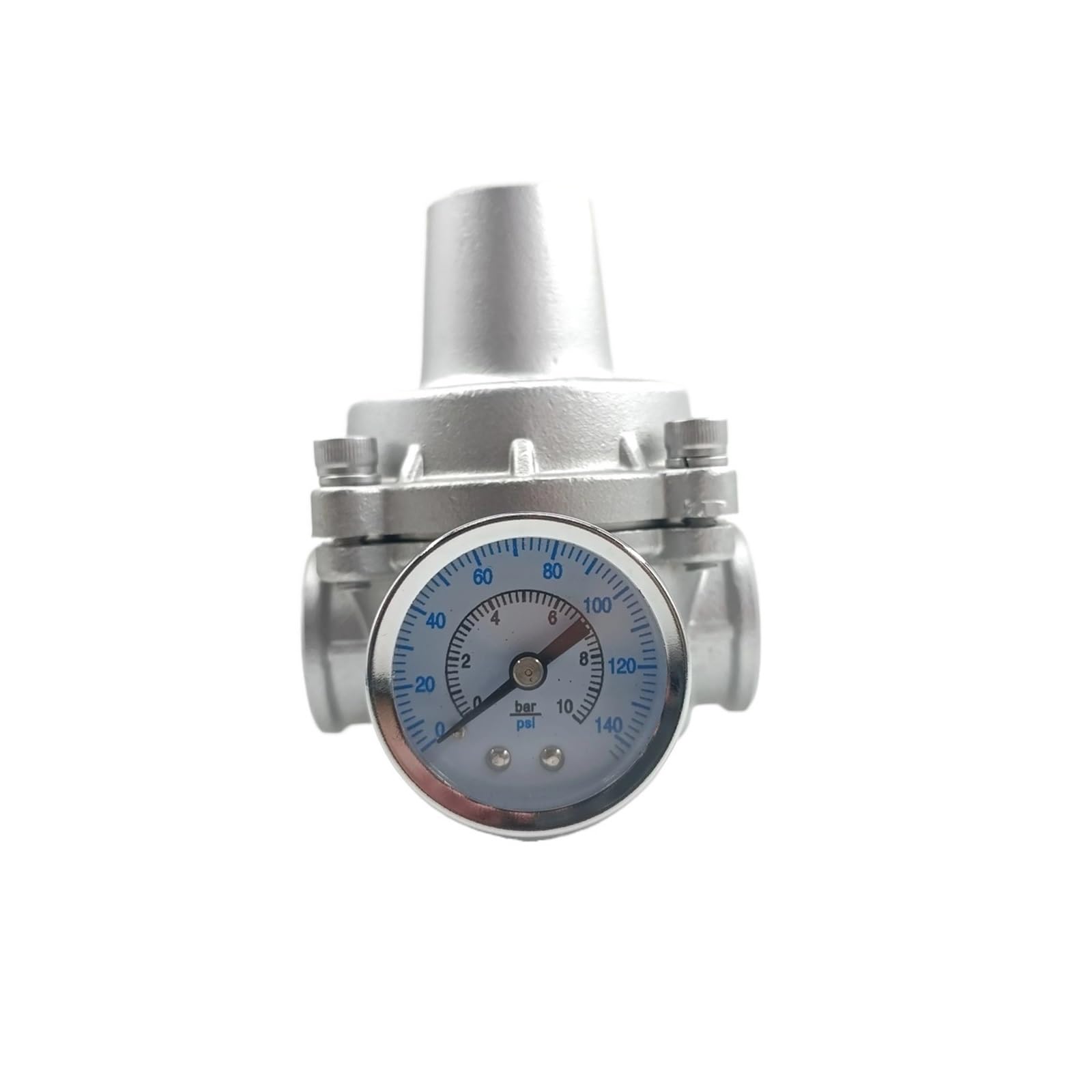 Adjustable Pressure Reducing Valve with Pressure Gauge for Household Tap Water - DN15 DN20 DN25(DN15)