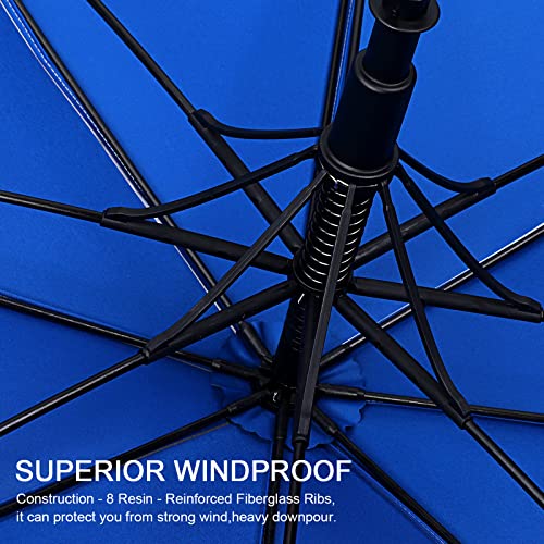 image for G4Free 62 Inch UV Protection Golf Umbrella Extra Large Windproof Sun a