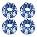VGEBY 4pcs RC Hex Nuts, M4 Carving Hexagonal Nuts Aluminum Alloy Wheel Hex Nuts Fit for HSP Sakura D3 D4 1/10 RC Car(Dark Blue) Sakura D4 Parts Terminal Removal Tool Kit