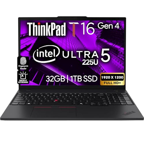 Lenovo ThinkPad T16 Gen 4 Business Laptop...