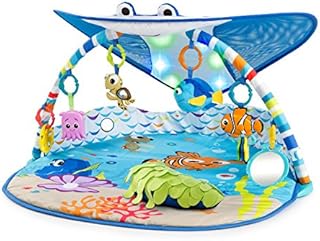 Bright Starts Disney Baby Finding Nemo Mr. Ray Ocean Lights & Music Gym, Ages Newborn +