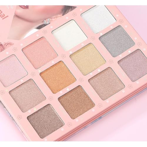Paleta de sombras de ojos textura perla y mate multiusos para rostro completo 7