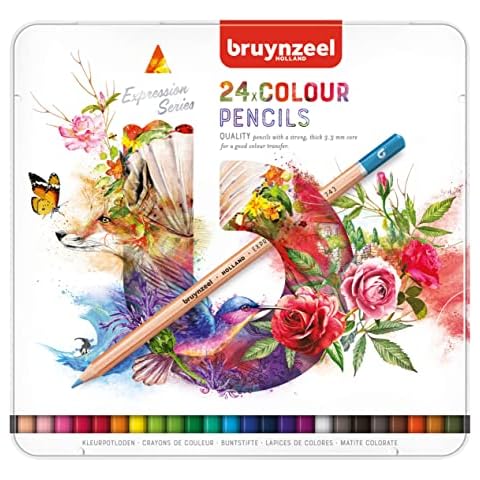 Royal Talens Bruynzeel Expression Set of 24 Assorted Color Pencils (60312024) Cover