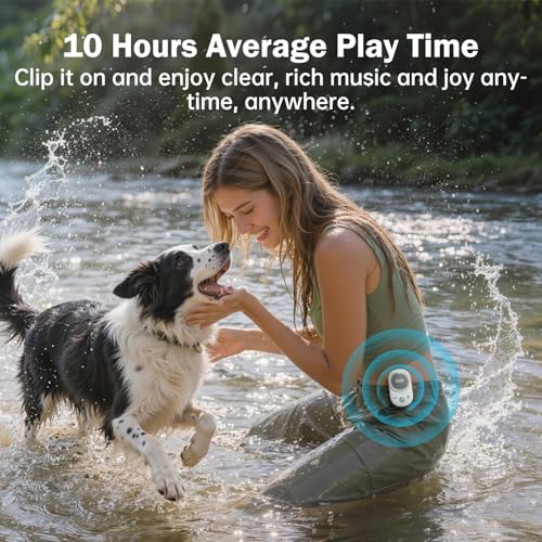 Image of Divoom Itour-S Wearable Bluetooth Speaker, IP67 Waterproof Dustproof, Portable Small Clip-On Bluetooth Speaker, 10H Playtime, for Kitchen, Work, Travel, Biking, Golf, Pool, Dad Gifts (White)