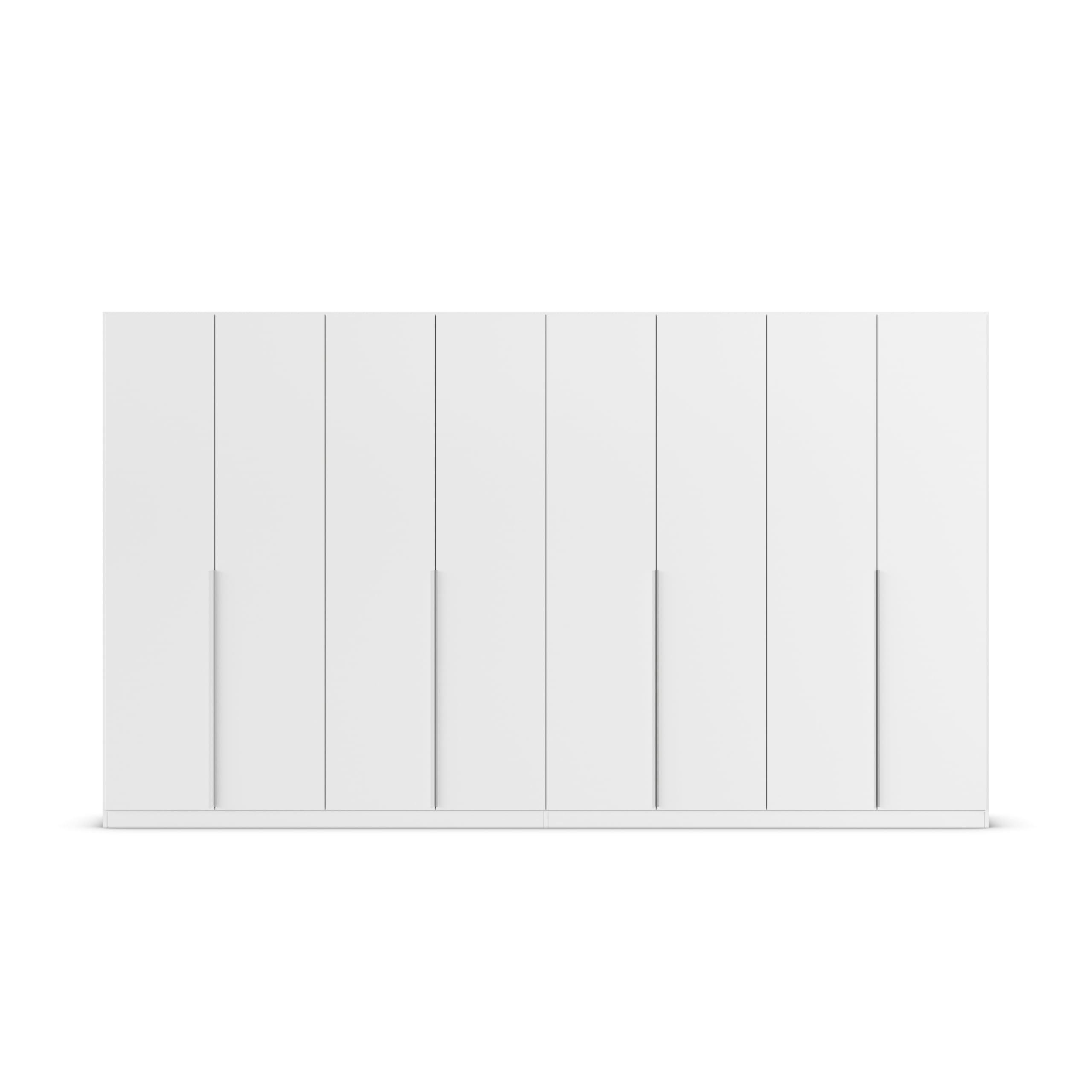 Rauch Möbel Alabama, Kleiderschrank für Schlafzimmer, Kinderzimmer, Wohnzimmer, Garderobe, Flur, 8-türig, mit Zubehör Premium, Farbe Weiß, Breite 360 cm