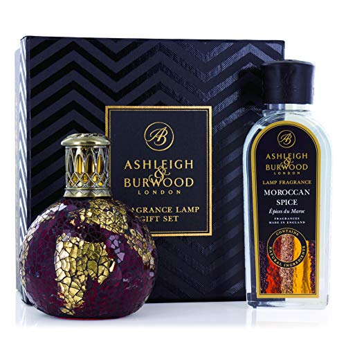 Set de Regalo Lámpara de Fragancia Pequeña Asleigh & Burwood PFL636 Dragon's Eye y Fragancia 250ml PFL915Especies de Marruecos