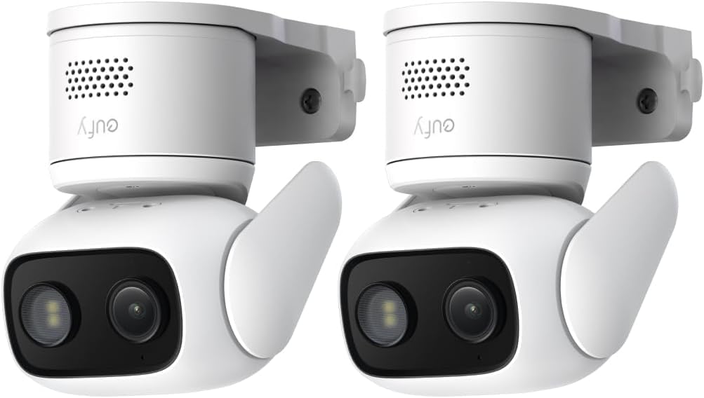 eufy Security C31 Outdoor and Indoor WiFi Surveillance Camera, Pet and Baby Camera with Mobile App, Color Night Vision, 360 Swivel and Tilt, Local Storage, 24/7 Recording ClimatePartner certified