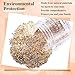 28g/Box Champagne Color Shine Glitter Hexagon Sequins Paillette Dip Powder Nails Dipping Nails Long-Lasting Nails No UV Light Needed (HJ-ND064B-No.137)
