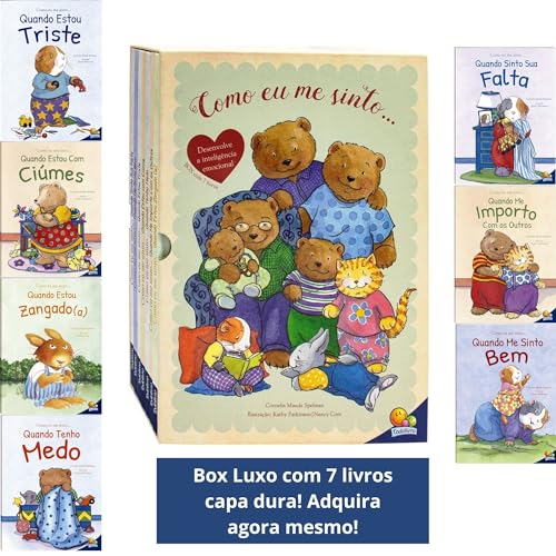 Kit Livros Infantis Sentimentos - Como Eu Me Sinto - 07 ex. Col. ...