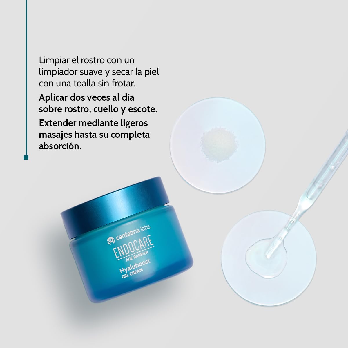 Cantabria Labs - Endocare Age Barrier Hyaluboost Gel Cream - 50 ml - Crema Facial Hidratante con Ácido Hialurónico, Niacinamida y EDAFENCE® - Refuerza la Función Barrera