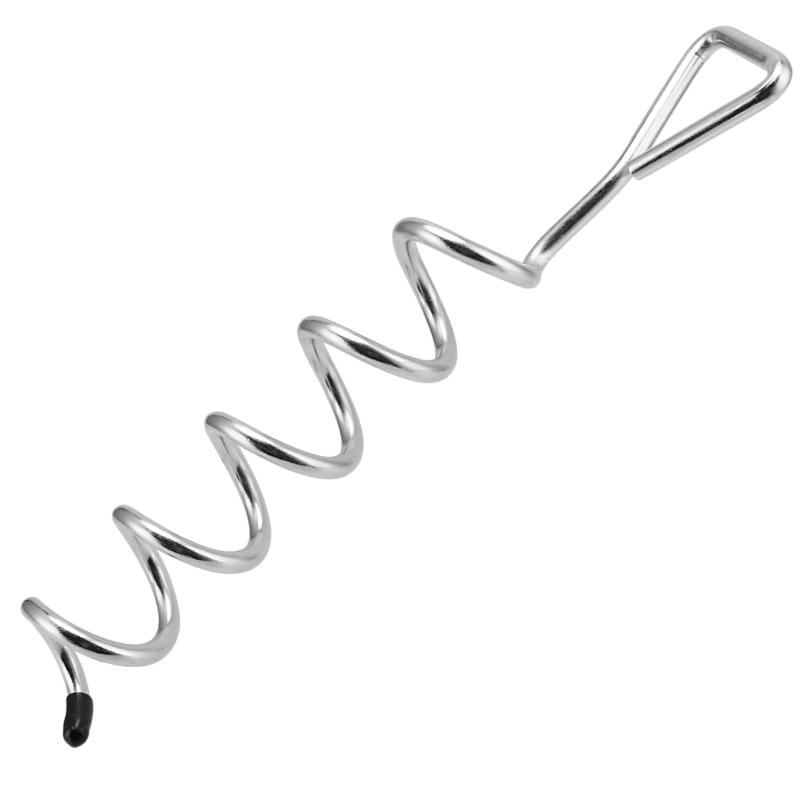 SINJEUN Set di 6 kit di ancoraggio per trampolino, kit di ancoraggio per trampolino, resistente con cinghie regolabili da 2,3 m, kit di fissaggio a spirale per tende, altalene, capannoni da giardino,
