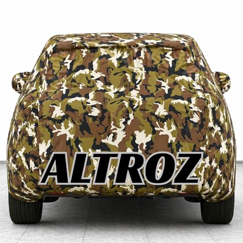 Image of Kings of Cover New Jungle 100% Waterproof Altroz Car Cover | Polyester Car Body Cover for Rain & Sun | UV Protection, Dustproof, Scratch Resistant, Windproof, Heat Resistant, Custom Fit
