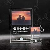 reproducir spotify LA DECORACIÓN ÚNICA TE PERTENECE: la placa de fotografía y música personalizada es exquisita, compacta y de estilo único. Es una decoración indispensable en la vida, puedes colocarlo en cualquier lugar que quieras, ya sea una vitrina, una mesita de noche, un escritorio o una mesa de café. También agregará un ambiente romántico a la cita.