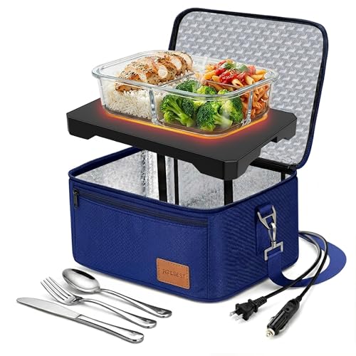 FORABEST Portable Electric Lunch Box