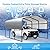 ACONEE 13' x 16' Carport, Metal Carport with Heavy Duty Galvanized Steel Roof & Frame, Outdoor Carport Canopy Car Garage Shelter with Sidewall Panel, Multi-use Storage Shed Car Port for Car, Grey
