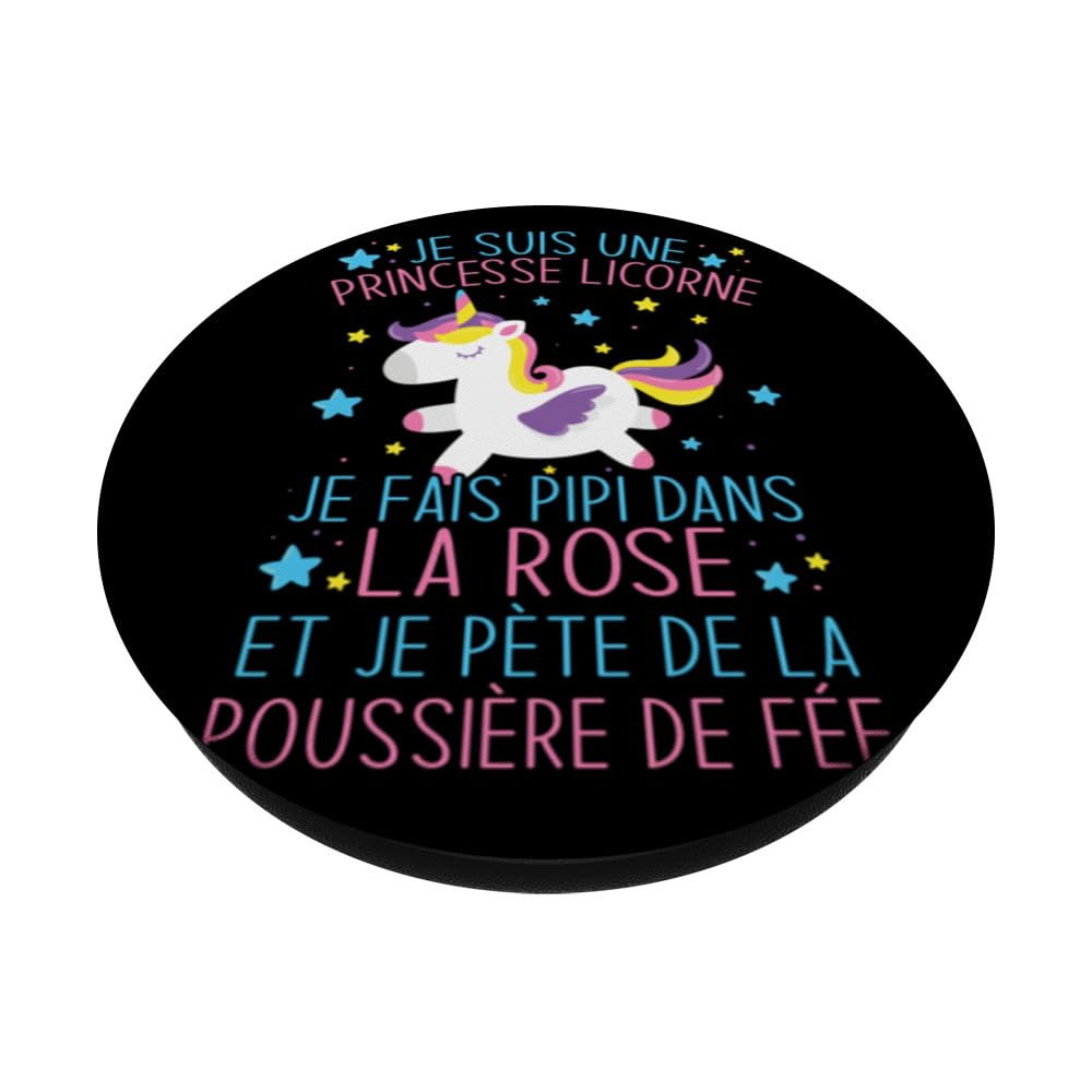 PopSockets Je Suis Une Licornasse – Support Téléphone Fun Licorne Pour Femme, Maman, Soeur – Cadeau Anniversaire, Noël Ou Fête Des Mères