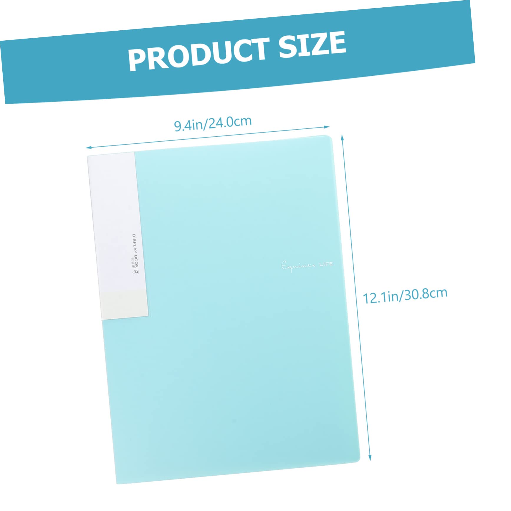 Angoily 2pcs Student File Folder Music Folder Binder Wear-Resistant Household Music Binder Office Accessory A4 Size