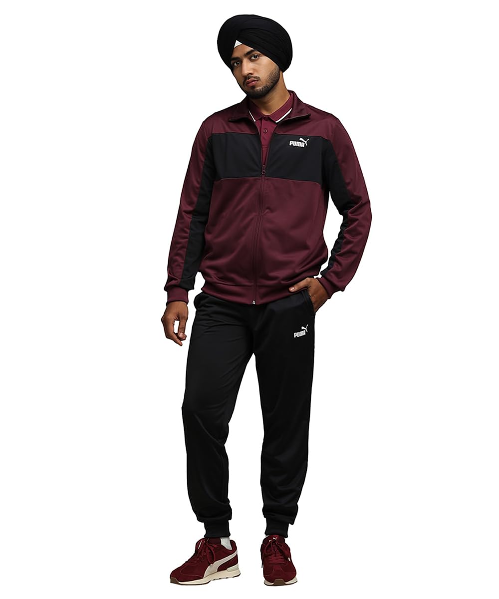 PUMA Chándal de hombre Acetata Poly Colourblock Burdeos Código 687304-96