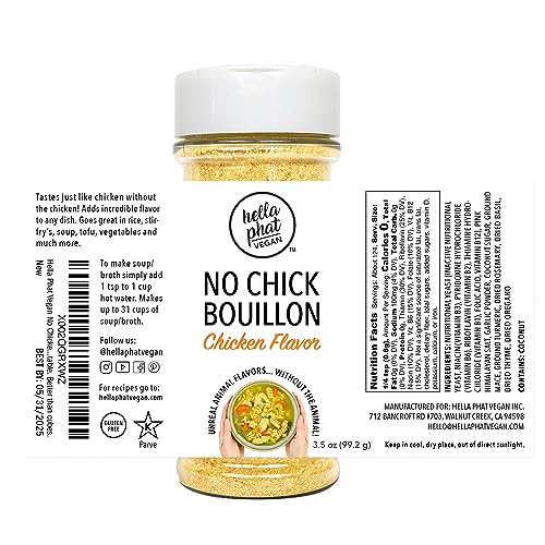 Review of Hella Phat Vegan No Chicken Bouillon Powder Gluten Free