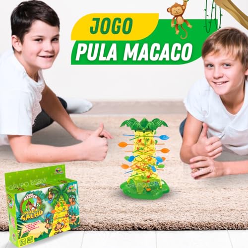 Kit Jogos Pula Macaco + Pinguim Numa Fria Jogo De Tabuleiro