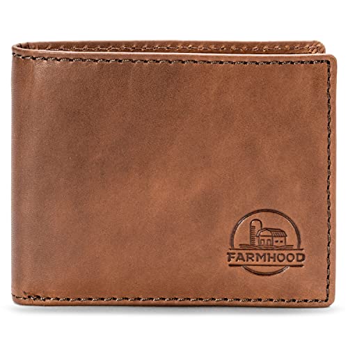 Porte-monnaie RFID Nashville en cuir véritable de 11 cm pour homme