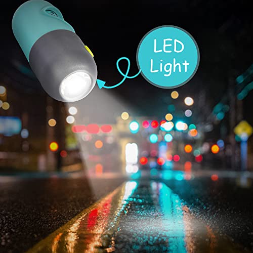 Potaroma Dog Poop Bags, 8 Rolls Guaranteed Leak-Proof Doggie Poop Bags, Extra Thick Waste Bags, Lavender Scented, 120 Count, Includes Flashlight Bag Dispenser Holder #TOP5