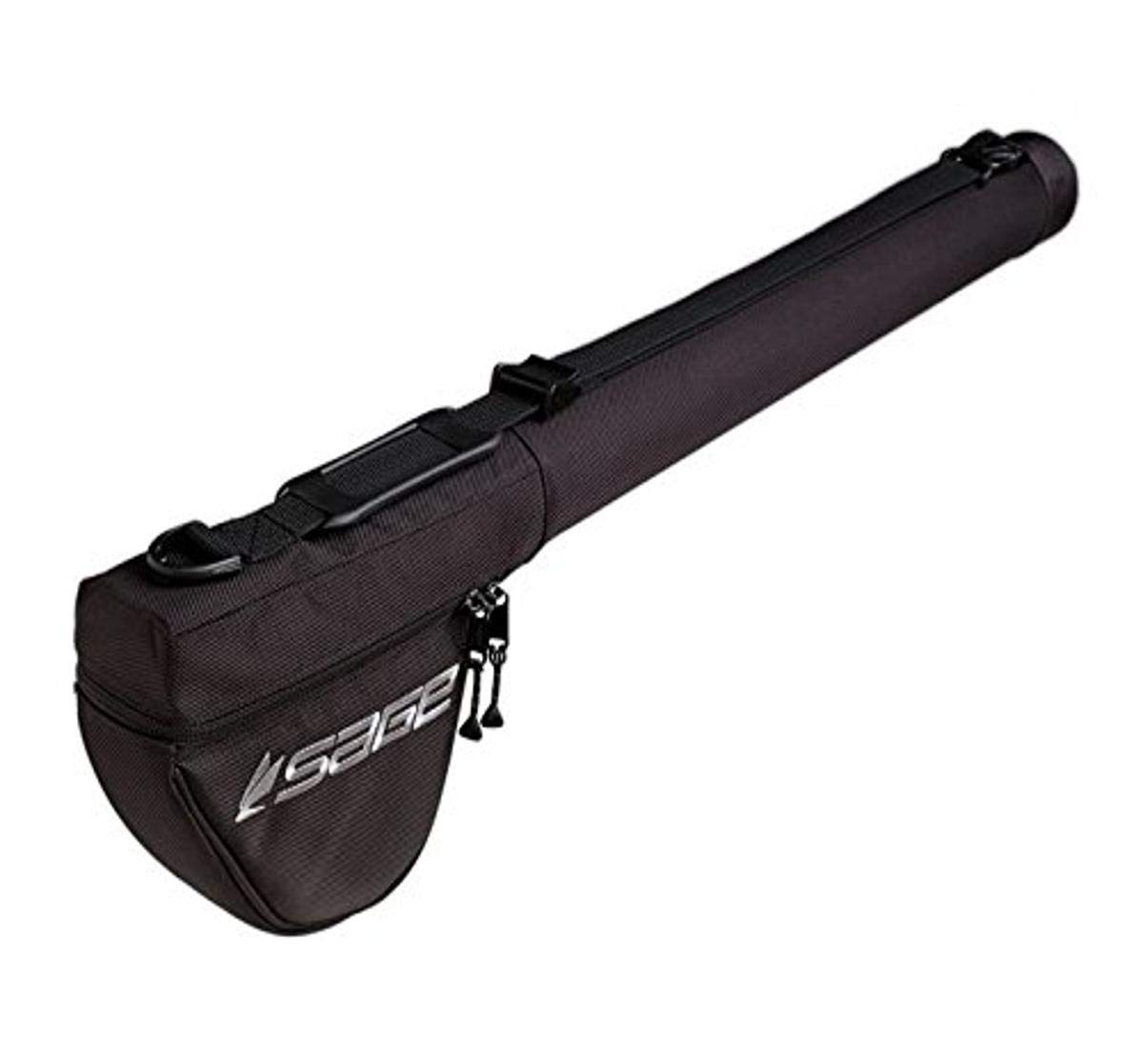 Sage Luggage Ballistic Rod/Reel Case Double 10-Foot 2pc Rod 2x2 Dia, Black