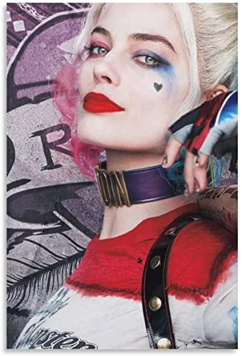 BABYDC Cuadro en Lienzo Póster de Harley Quinn lienzo arte de pared impresiones pinturas interiores...