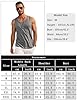 Wayleb Canottiera Uomo Bodybuilding Allenamento Girocollo Slim Fit Maglia Sportiva Senza Maniche Palestra Fitness Traspirante Cotone, Grigio M #5