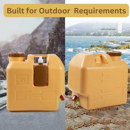 Fipka-DLC-20L-Portable-Water-Storage-Container-with-Faucet-BPA-Free-Water-Jerrycan-with-500ml-Handwash-Bottle-Camping-Water-Tank-Large-Water-Bucket-for-Outdoor-Picnic-Hiking-DLC-37420
