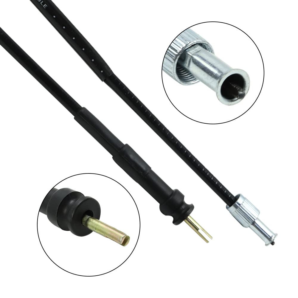 Wai Danie Velocímetro Speedo Cable Wire Compatible con Honda CB400F CB500 CB550F CX500 CB750 CB650 CB900F CB350F CB900F GL1100 XR600R CB550 XR250