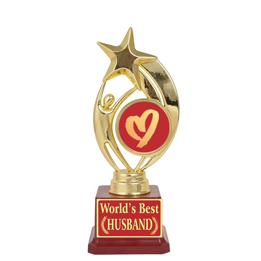 Bareeze Pure Trophy Award Best Husband Awards/Valentine Gifts for Husband Birthday:Anniversary: Valentine Gift Trophy (B0B2S6VKMM) Amazon Price History, Amazon Price Tracker
