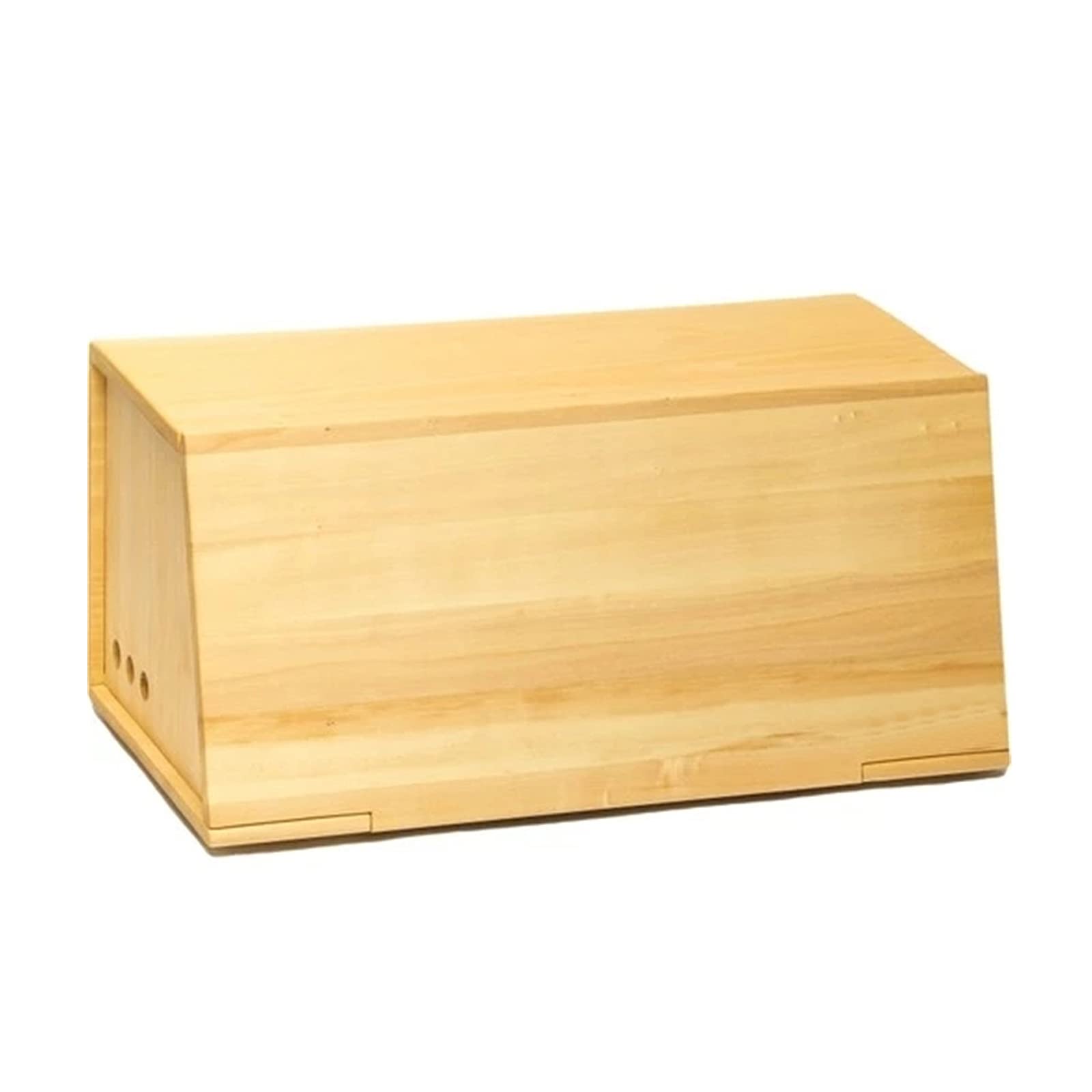 TLMDXTEU Bread Box Wooden Bread Box Snack Desktop Storage Cabinet for Kitchen Counter