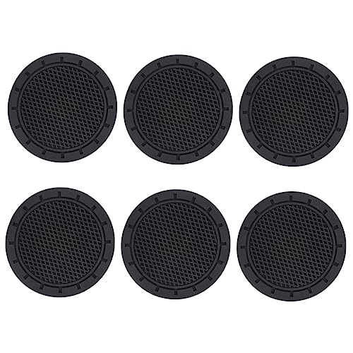 Beatifufu 6-Pack Anti-Slip Cup Coasters -Isolation Shining Cup Coasters for Home Restaurant
