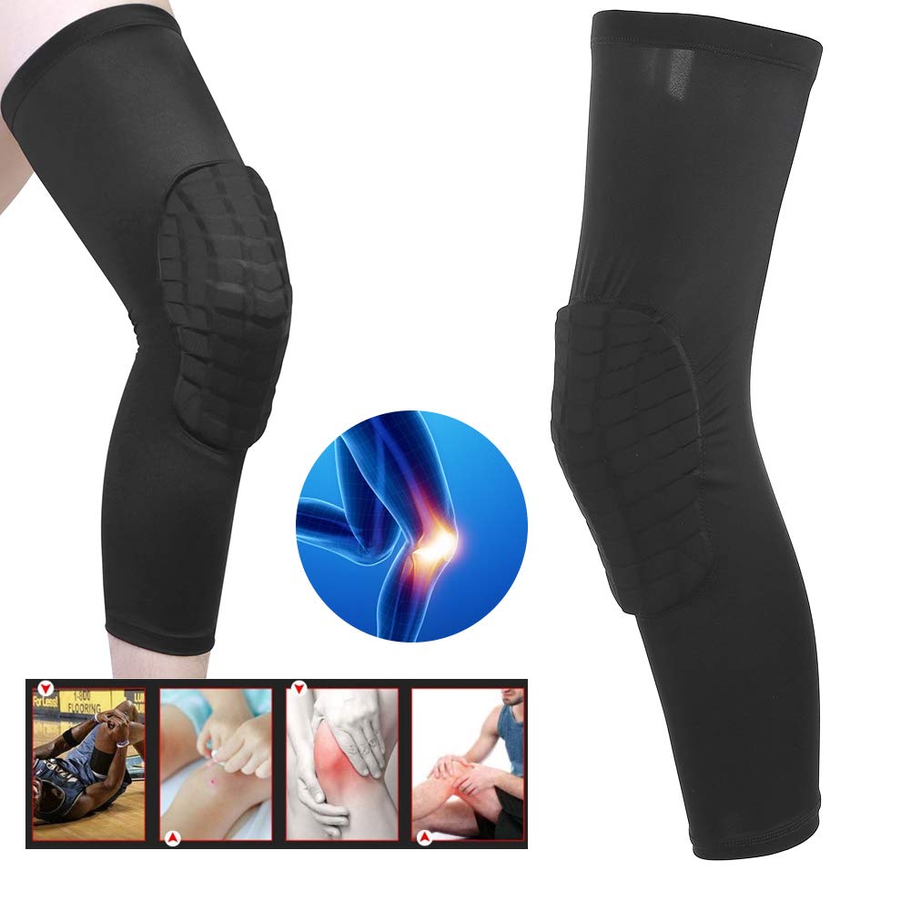 OKAT Genouillère cellulaire, genouillère de Sport Bon Maintien et Anti-Collision avec matériau élastique pour la Course à Pied et Les Sports de Plein air pour Adultes