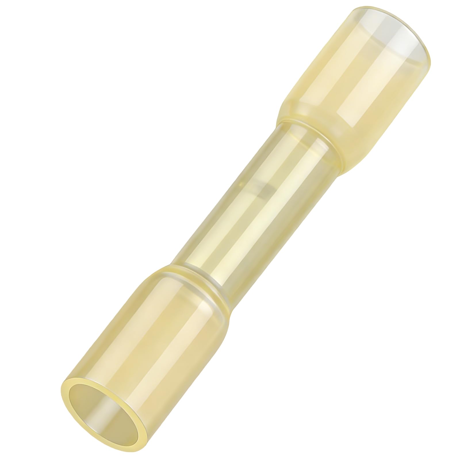 25 Connettori Termorestringenti Per Cavi 4-6 Mm² – Giunzione A Crimpare In Rame Stagnato, Guaina Gialla