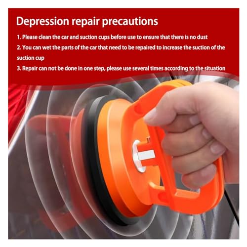 DrvixRex rs Auto, Vakuum-Saugnapf for Entfernen vonhrzeugen, Reparaturset for die Karosserie ohne Lackierung, fortschrittlicher Metallwerkzeug-Griffheber, leistungsstark,