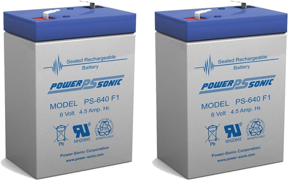6V 4.5AH SLA Replacement Battery for Hitech HT640-2 Pack
