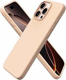 Compatible with iPhone 16 Pro Max Case, Premium Liquid Silicone Case, Full Body Protective Cover, Shockproof, Slim Phone, Anti-Scratch Soft Microfiber Lining, 6.9 inch (Nude Taupe)