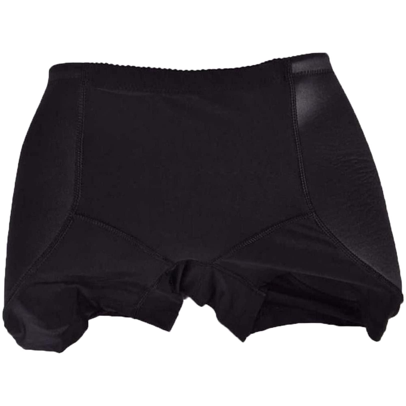 Mutandine Modellanti per Fianchi da Donna, Imbottite in Schiuma, Modellanti per Glutei Finti, Pantaloncini da Donna (Nero XXL)
