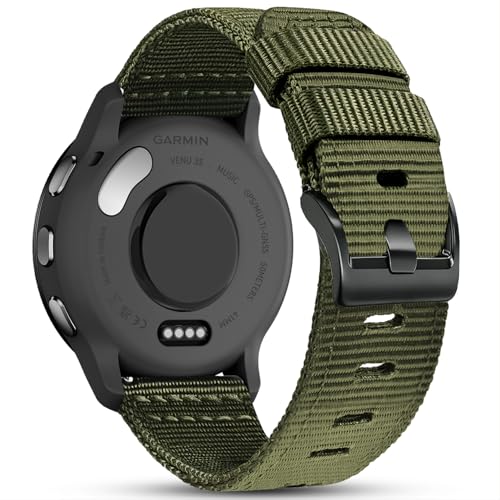 18mm ϖՐiCoh Garmin Venu 3S/2S/Vivoactive 4S/Vivomove 3SΉ ȃiCNCbN[XFarbicXgbvXgoh Forerunner 265S/255S/Fossil p
