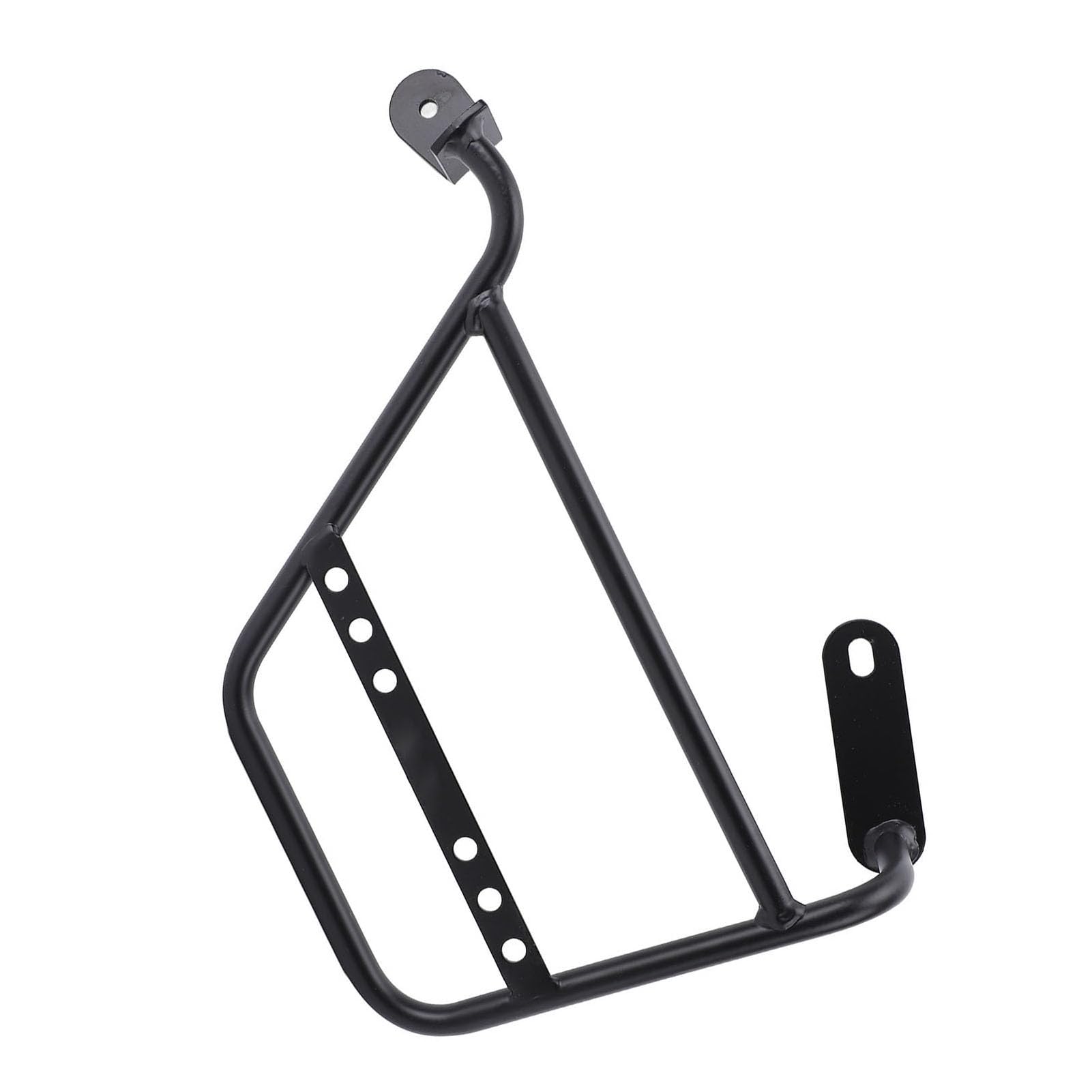 Generic Staffa Motociclistica della Borsa del Bagagliaio, Borsa Motociclistica per Moto per la Staffa di Stoccaggio Elegante Struttura Stabile Stabile con Pad per V7 Classic (A sinistra: MV833 BBZJ)