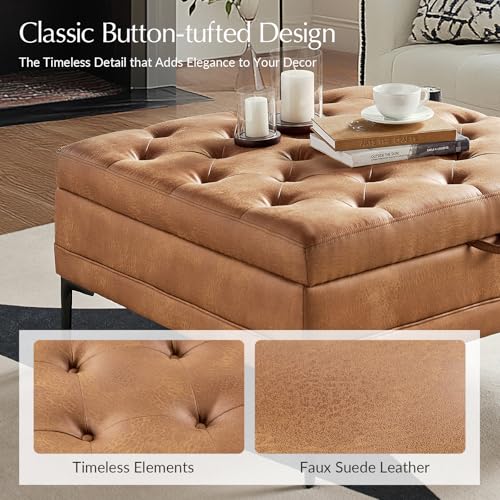 Luxury Velvet Ottoman Storage Bench