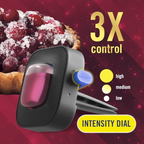 Febreze Car Air Freshener, Odor-Fighting Automotive Vent Clip, Scented Car Accessories, Long Lasting for Strong Odors, Cranberry Crumble Scent, 4 Count - image 6