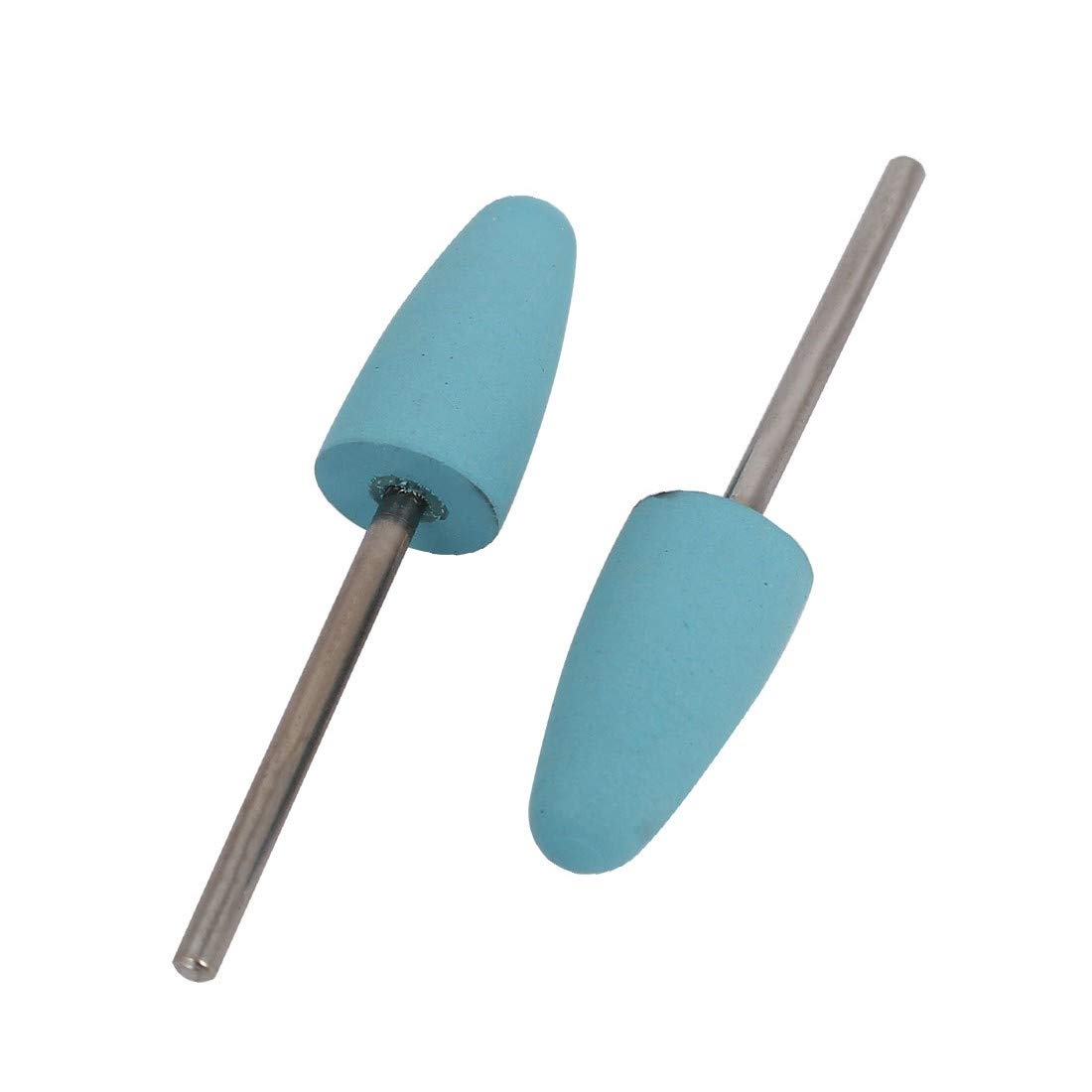 New Lon0167 2.35mm drill Featured hole 10mm Dia reliable efficacy Silicon Head Polishing Mandrel Mounted Point Blue 2pcs(id:3d3 5a b4 507)