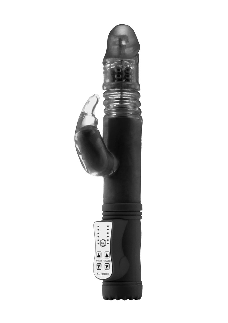 Shots Toys Vibratore Rabbit con Funzione Up & Down, Nero - 1 Prodotto
