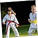 Happyyami 6pcs Comfortable Karate Belt for Boys and Girls Adults Taekwondo Martial Arts Training Equipment