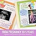 Baby Memory Book for Girls and Boys - First Five Years Photo Album, Baby Scrapbook, Babys First Year Keepsake Journal - Table of Contents & Bookmark - Baby Memories Book Gift Box and Baby Shower Card