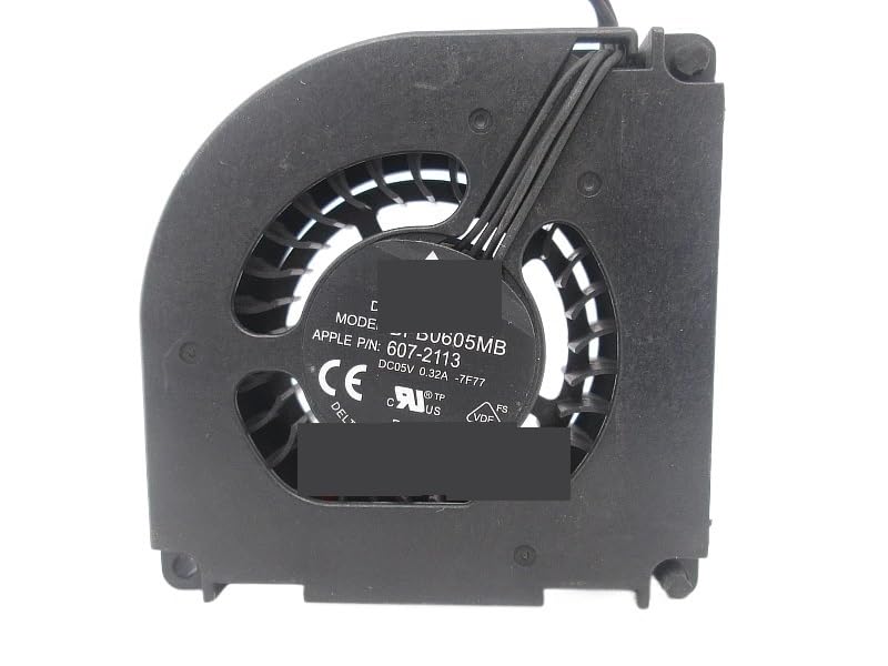 HYFOZAE Ventilateur pour Ordinateur Portable Apple Time Capsule A1355 A1254 (Delta BFB0605MB 7F77 607-2113/BFB0605MB -8F90 607-3650 DC05V 0,32A)