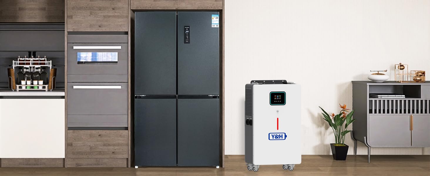 Sistema di accumulo di energia all-in-one da 5,12 kWh con inverter solare da 4,2 KW, uscita sinus pura AC220 V, caricatore solare MPPT, ingresso PV max 500 V